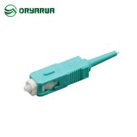 conector largo 0.9m m de la fibra del solo modo del SC de la bota de 22m m para CATV