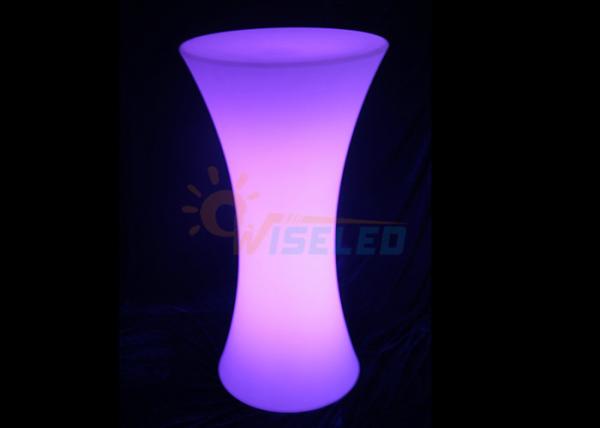 Tabela de cocktail original plástica do diodo emissor de luz do PE com a pilhas recarregável