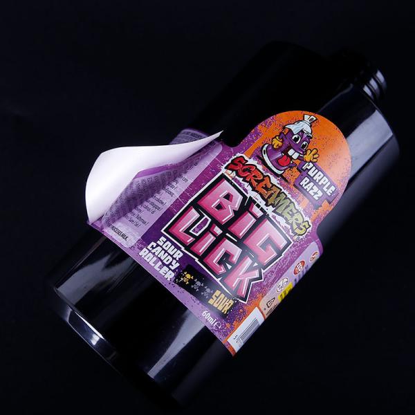 Multi layer seal label customization cosmetic sticker folding instructions double-sided double-layer