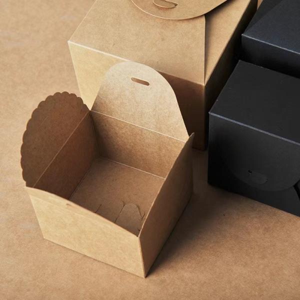 Soap 350gsm Packaging Kraft Paper Box Recycle Handmade Vintage Cardboard Craft Box