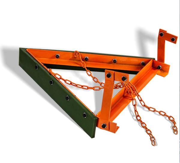 Polyurethane V Plough Belt Cleaner Return Side Conveyor Belt Scraper