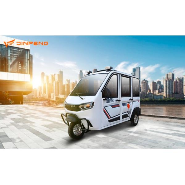 Трицикл колеса Jinpeng CX 1000W 3 электрический полный закрыл кабину 3 Seater 27km/h