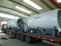Linha de produção de tubos de poliuretano espuma pré-isolado tubo de aço caixa de revestimento de plástico Shell