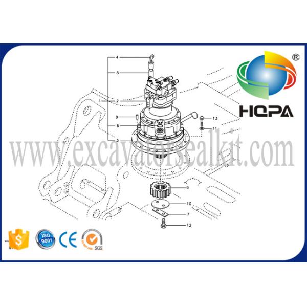 EC290BLC Swing Motor HZZC-M2X170CHB VOE14524190 Hydraulic Repair Kits