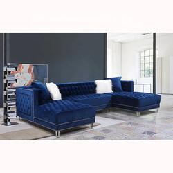 Anti Fading Fabric Corner Lounge Suites Durable Stain Resistant