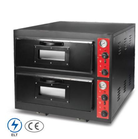 Forno de pizza de aço inoxidável comercial com controle de temperatura preciso