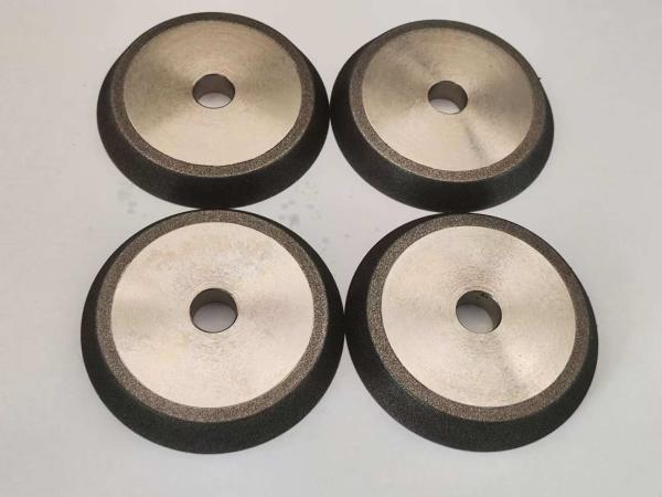 OEM Kind 76.2mm Steel Basebody CBN Sharpening Wheels For Chamfering