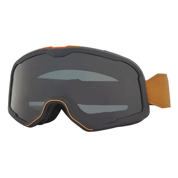 1 Layer Face Foam Optional Windproof Vintage Motocross Goggles for OEM Customization