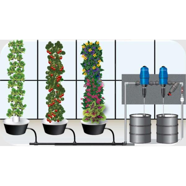 Indoor Hydroponic tower Systems Home Vertical Garden Tower with Led Light Vertical Tower