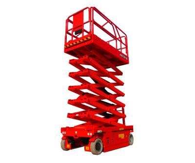 14m Small Electric Scissor Lift 45ft Height Lift Four Wheel Drive GETAS1212