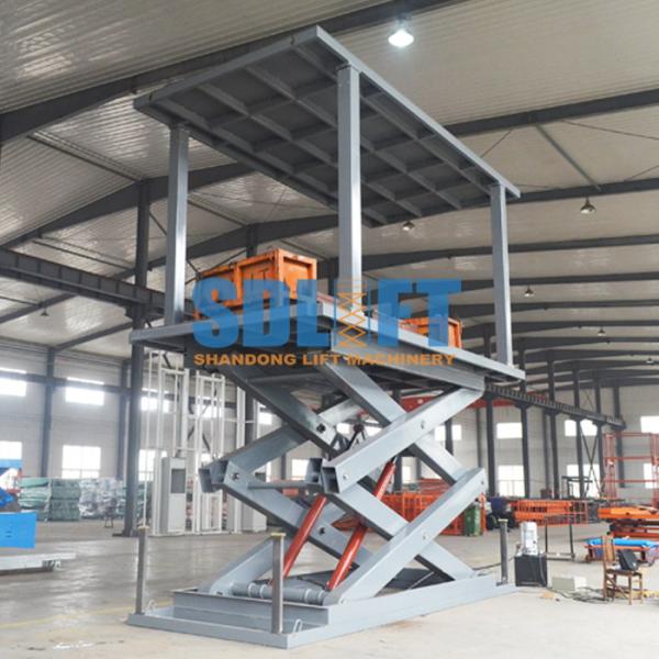Двухэтажная гидравлическая ножница для автомобилей Автоподъемник для подвальной парковки автомобилей