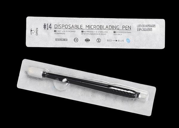 Pena descartável de Microblading da sobrancelha de Hairstroke #14 do salão de beleza