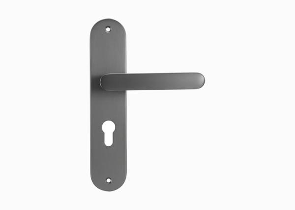 Bedroom Door Handle Lock 131mm 63mm Contemporary SquarePrivacy Door Lever