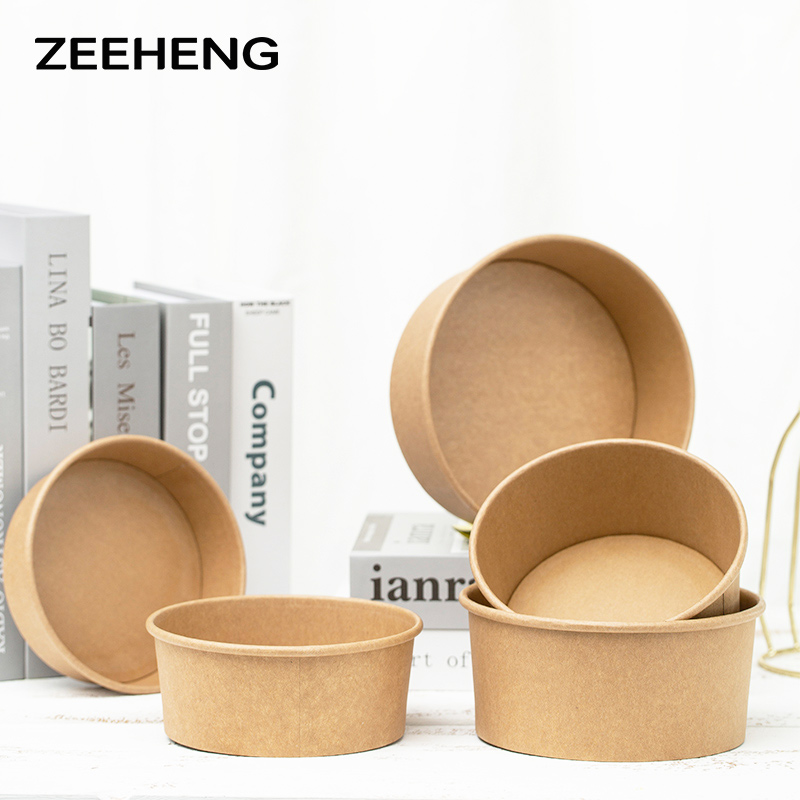 См ml 184x161x66 салатницы 1500 картона Kraft круга ZEEHENG