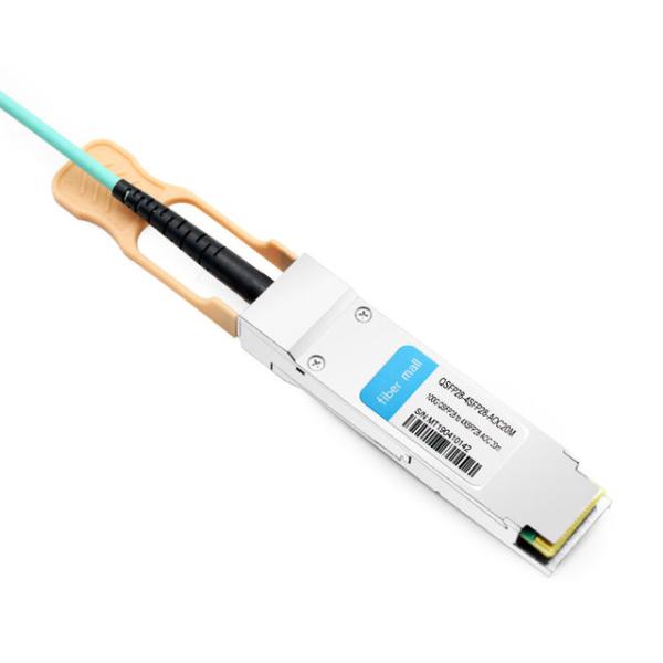 H3C QSFP28-4SFP28-AOC-20M Compatible 20m (66ft) 100G QSFP+ to Four 25G SFP28 Active Optical Breakout Cable