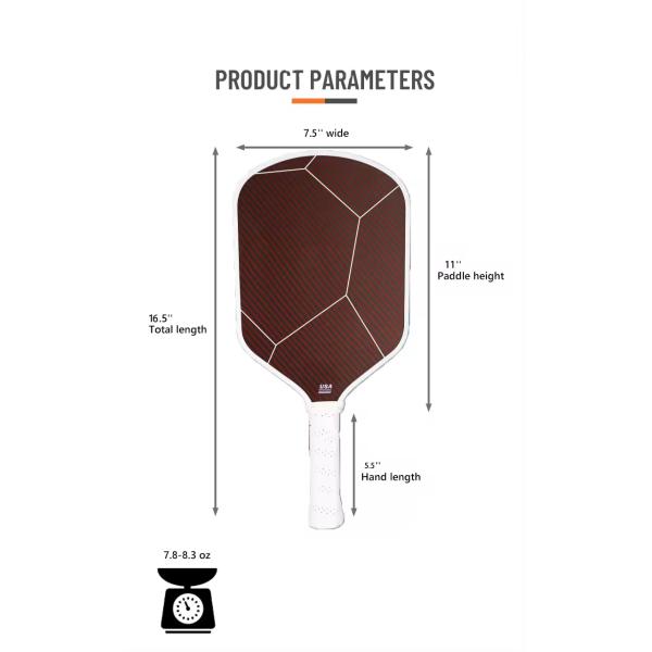 16mm Propulsion Core Pickleball Paddle Kevler Thermoforming Pickleball Paddle Honeycomb