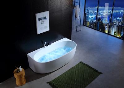 LED Illuminated Single Massage Bathtub With Ozone Sterilization And Infrared Therapy