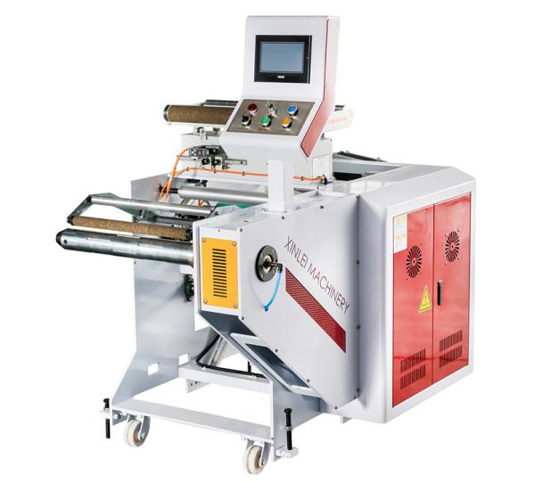 Servo Control Plastic Film Rewinding Machine 50m/Min Rewinding Diameter 800mm