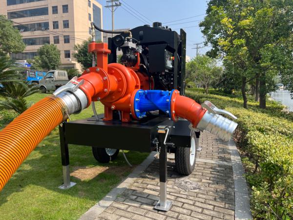 Vacuum Assisted Priming Pump Factory Outlet 6 Inch High Pressure Diesel Engine Water Pump Trash Water Self Priming Pump