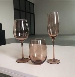 SX-G011 Copo de vidro de água de cor personalizada Whiskey Champagne copos de bebida para decoração de casa de casamento