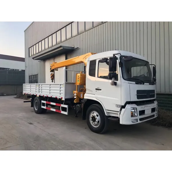 Mobile Telescopic Truck Mounted Crane 6.3tons 5tons 3 Boom 4 Boom Crane Truck 700p Type