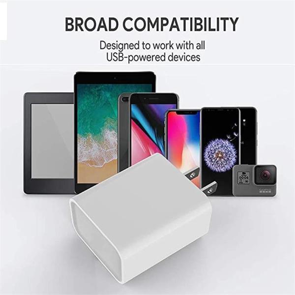 90% Travel USB Wall Chargers Adapter 12V , PD Type C 18W Charger