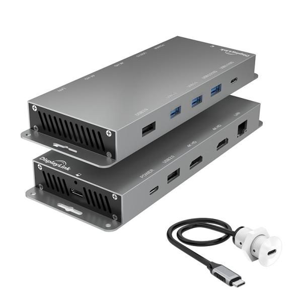 Station d'accueil graphique USB 3.0 avec support de montage pour système ProAV