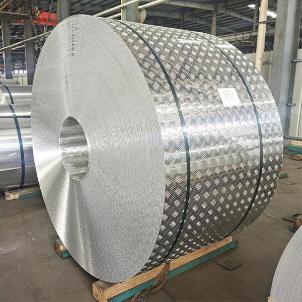 Corte feito sob encomenda 1xxx 3xxx 5xxx 6xxx 8xxx Diamond Embossed Aluminum 1.0mm
