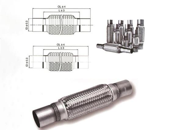 SS316 échappement Flex Pipe d'acier inoxydable de 51 x de 150 x de 250mm