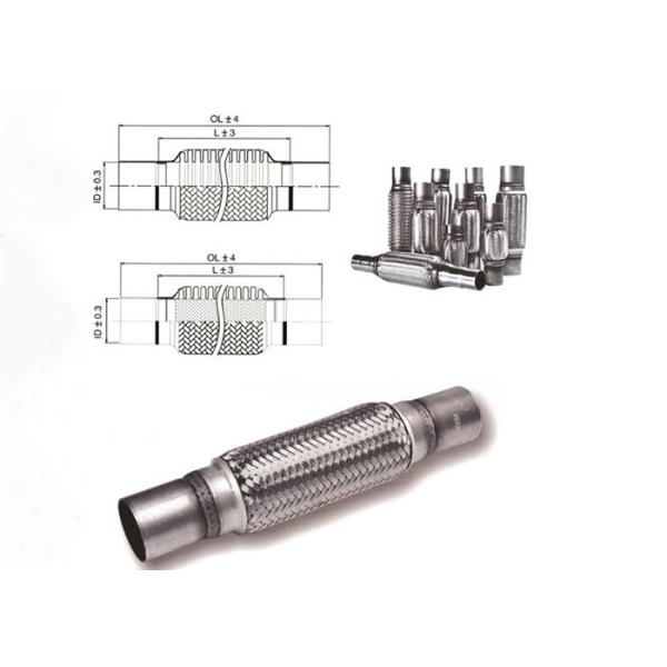 Заплетенный провод трубы гибкого трубопровода дюйма 57mm Ss id 2,25 двойной и шея
