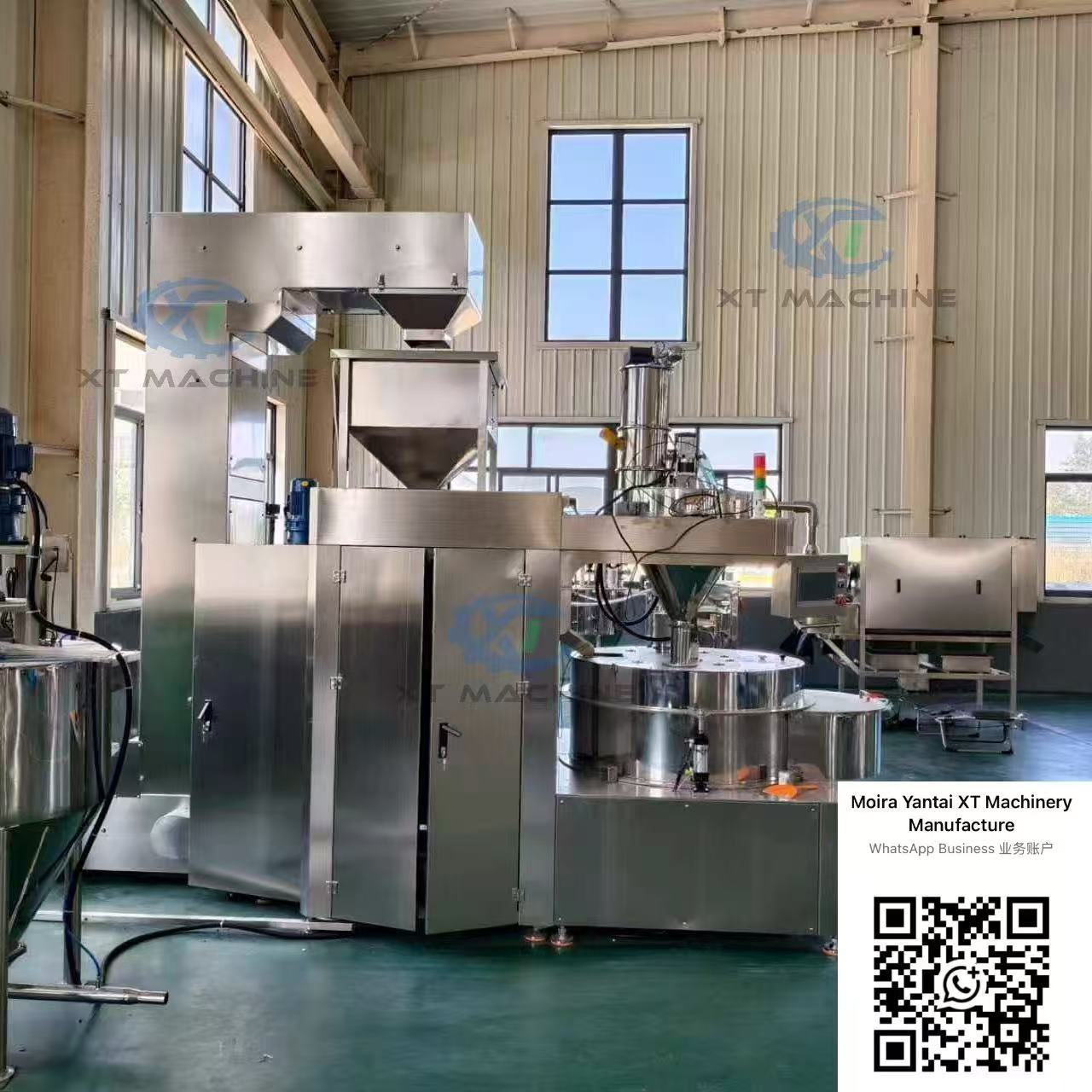 Factory Supply Automatic Sugar Coating Machine PLC System Nuts Coater for Peanut Snack Processing Plant