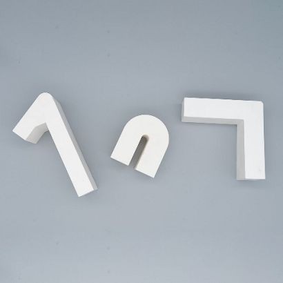 OEM ODM Alumina Ceramic Lining Plate 300x300mm 150x150mm