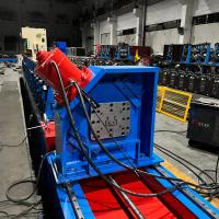 Grueso 76/102/127x70 de acero galvanizado 1.2mm-2m m que atormenta la máquina vertical de la prensa del poste con la perforación del agujero