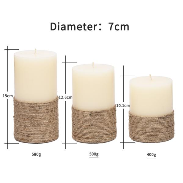 Handmade White Natural Soy Wax Candle Products Custom Scented Candle