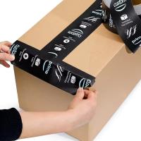 fita de papel kraft reciclável com adesivo ativado por água 50 mm x 2 polegadas reforçada fita de papel kraft de borracha
