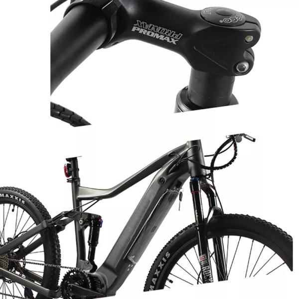 48V Voltage All-Terrain Riding Electric Bike with 7 Speed Gears and Shock Suspension