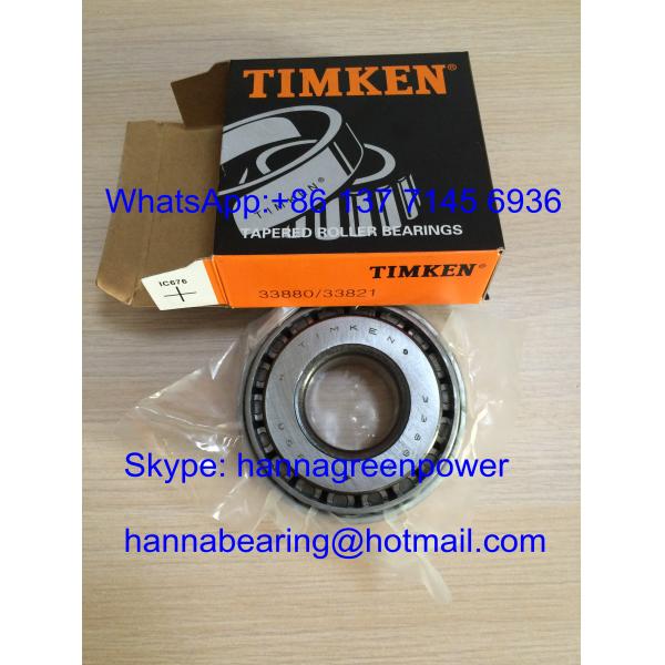33880 / 33821 Однорядный дюймовый размер конического роликового подшипника 38,1*95,25*27,783 мм