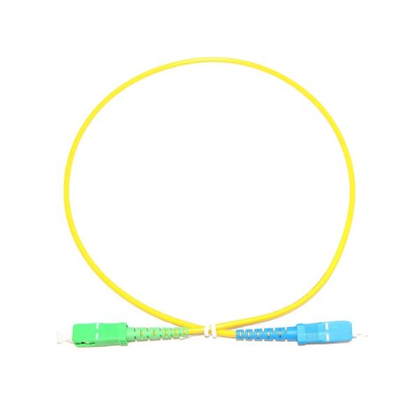 SC to SC Single Mode Fiber Optic Cable 3M Yellow Patch Cord