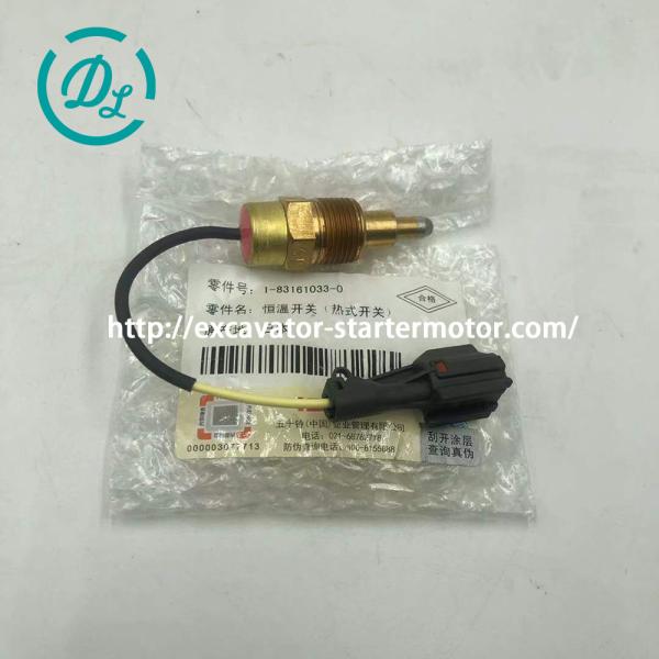ISUZU 6SD1 Sensor de temperatura del agua del motor OEM 1-83161033-0