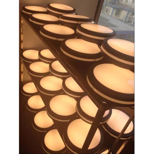 Cool White Epistar Aluminum LED Bulkhead Emergency Light IK10 CRI 80 CE