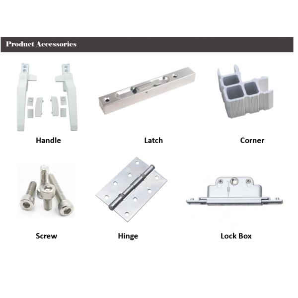 Double Glass Aluminium Tilt And Turn Windows , Inswing Casement Window