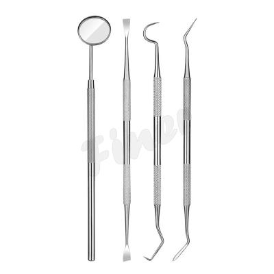 Stainless Steel Oral Clean Teeth Tools With Mouth Mirror