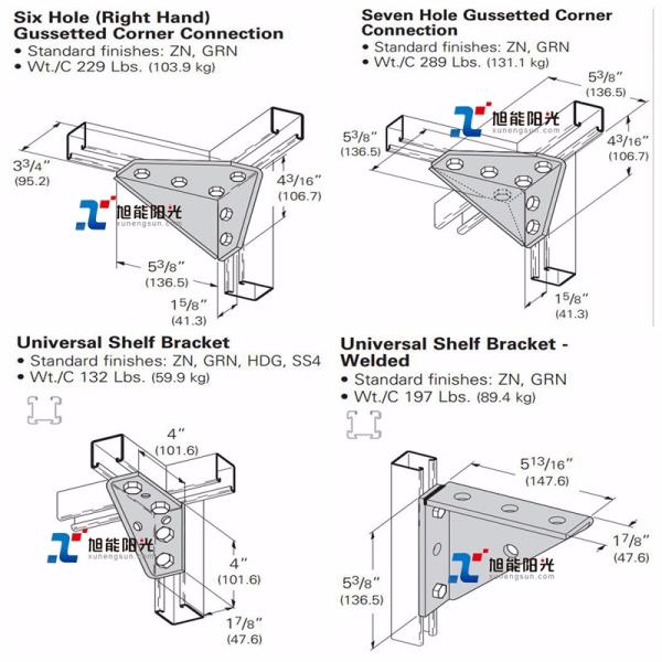 Carbon Steel Corner Brace Bracket for Furniture Table Leg Joist Connecting Support