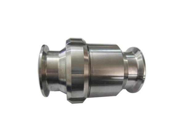 Stainless Steel Sanitary Check Valves One Way Flow Direction For Water Pipelines