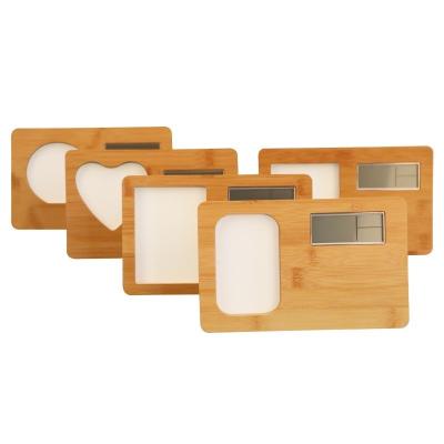 Cadre photo de l'horloge numérique en bois pour l'impression par sublimation