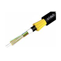 48 96 144 cable de fribra óptica del solo modo ADSS de la base