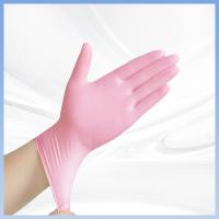 Environmental Protection Disposable PVC Gloves For Comfortable And Automotive Pink PVC Gloves