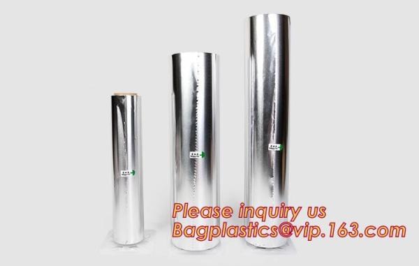 Eco Friendly Household 11micron Hamburger Wrapping Aluminium Foil Roll For Food Packaging Wrapping Foils, Embossed Alumi