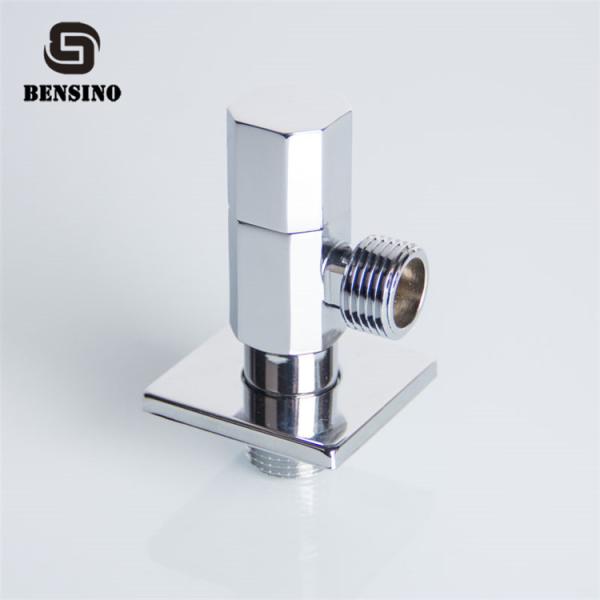 Silver Brass 145g 0.8MPA Chrome Plated Angle Valve