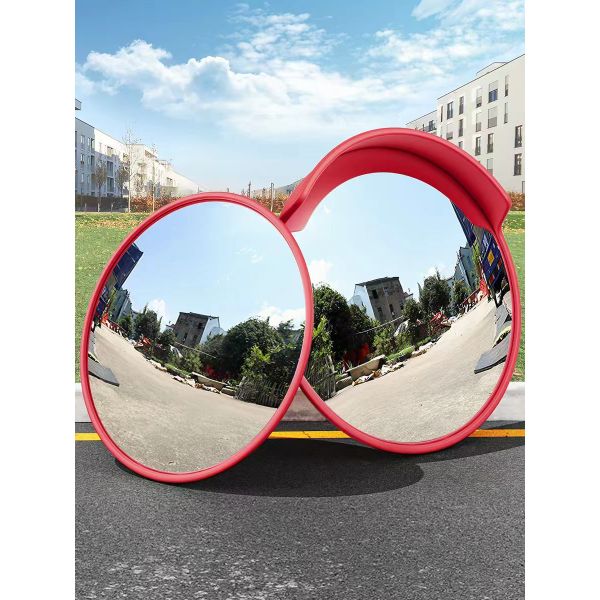 60cm Round Convex Blind Spot Safety Mirror For Indoor Outdoor Shop Warehouse Parking Office